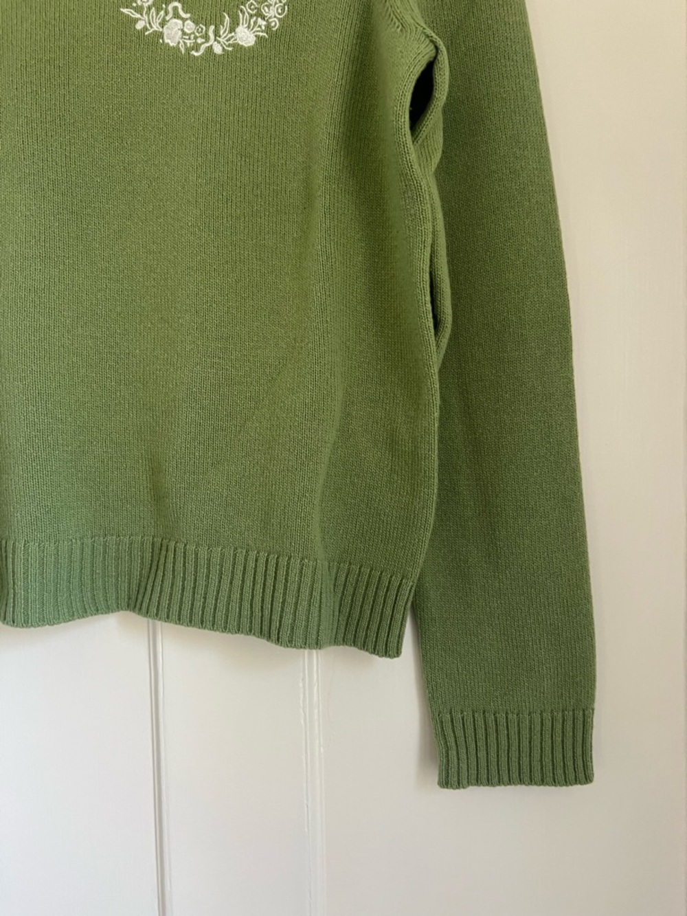 Le Lion x Parterre Women’s 100% Merino Wool Crewneck Sweater Sz small - Picture 5 of 7